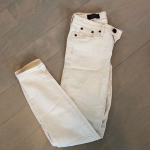 J. Crew White Skinny Jeans